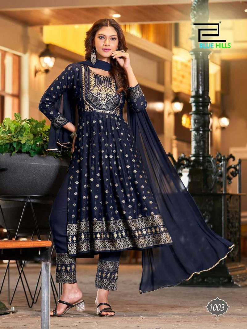 Festival Night Vol 7 By Blue Hills Readymade Salwar Suits Catalog